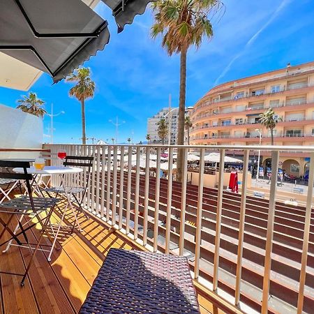Appartement Vue Mer Parking Prive Place Med Canet-en-Roussillon Bagian luar foto
